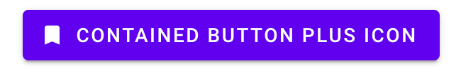 Contained button with a bookmark icon